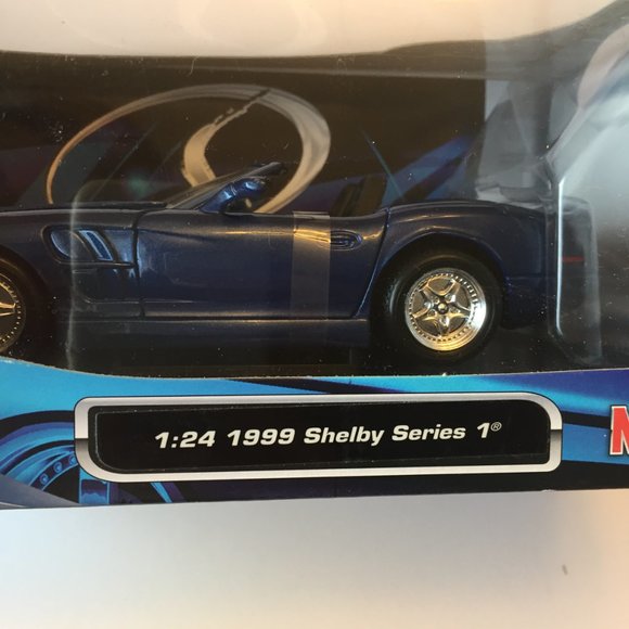 Maisto 1999 Shelby Series 1 Special Edition 1:24 Scale Die-Cast Replica Car Blue - Picture 5 of 9